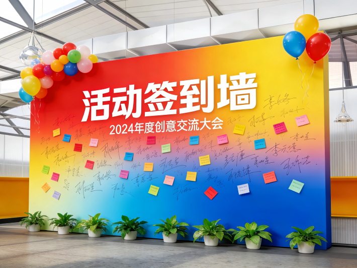 簽到墻